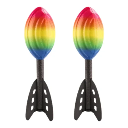 Mornei 2 Pieces Long Distance Football Howler Foam Football for Throwing Game Beach